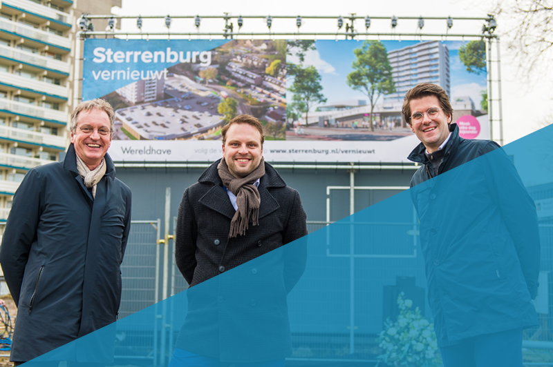 Het officiële startsein voor vernieuwing Sterrenburg